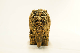 CARVED ELEPHANT STATUE
