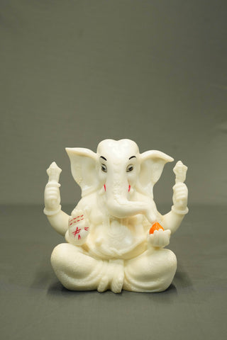 CARVED GANESHA STATUE